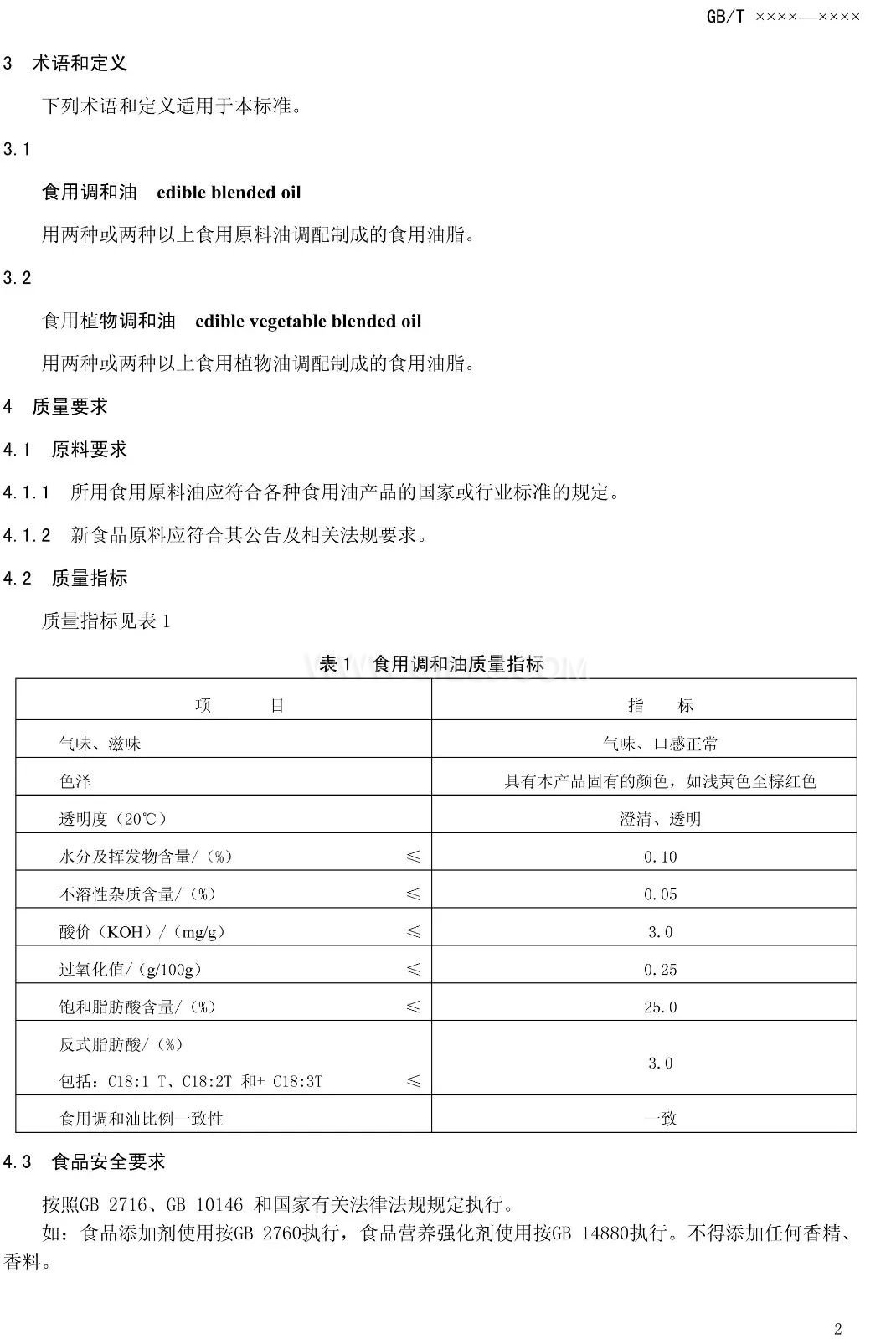 征求《食用調和油》國家標準意見的通知(圖4)